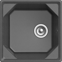 Комплект Мойка GranFest Unique U-500 графит + Измельчитель Bone Crusher BC 810-AS