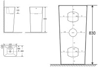 Раковина Ceruttispa Dorris CT7830