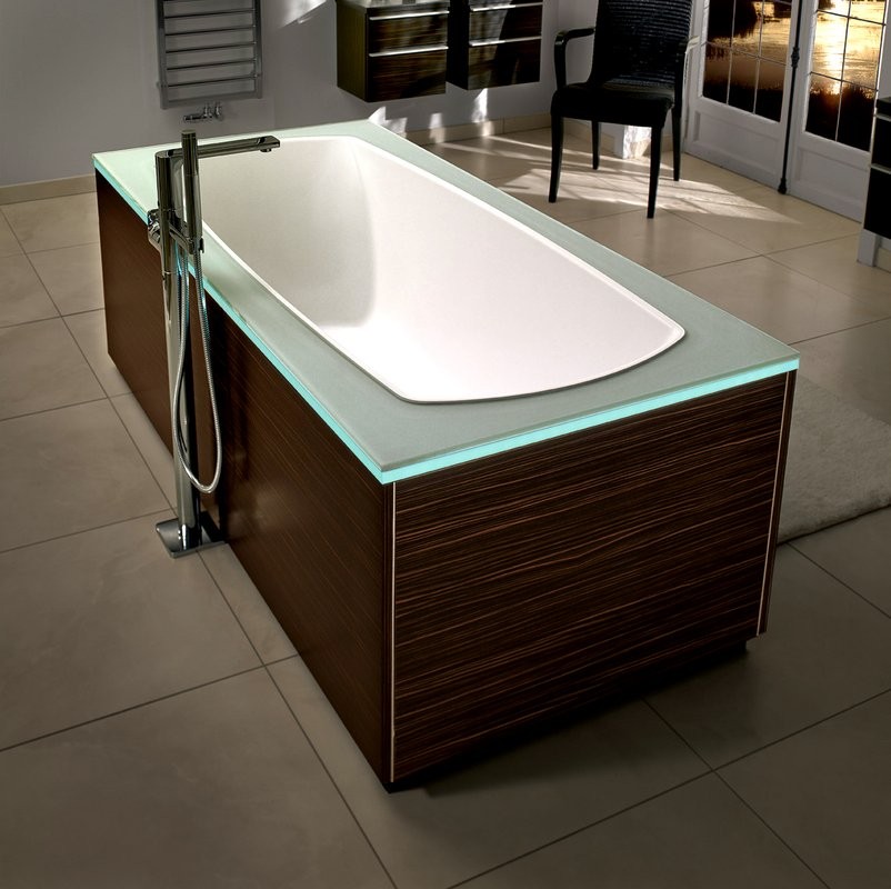 Акриловая ванна Villeroy & Boch My Art UBQ170MYA2V-01 170x75 см, встраиваемая, цвет альпийский белый, на ножках