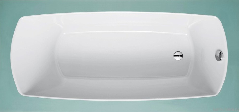 Акриловая ванна Villeroy & Boch My Art UBQ170MYA2V-01 170x75 см, встраиваемая, цвет альпийский белый, на ножках