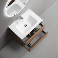 Тумба с раковиной Sancos Marmi 2.0 70 дуб чарльстон, раковина CN7007