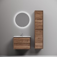 Тумба с раковиной Sancos Marmi 2.0 70 дуб чарльстон, раковина CN7007