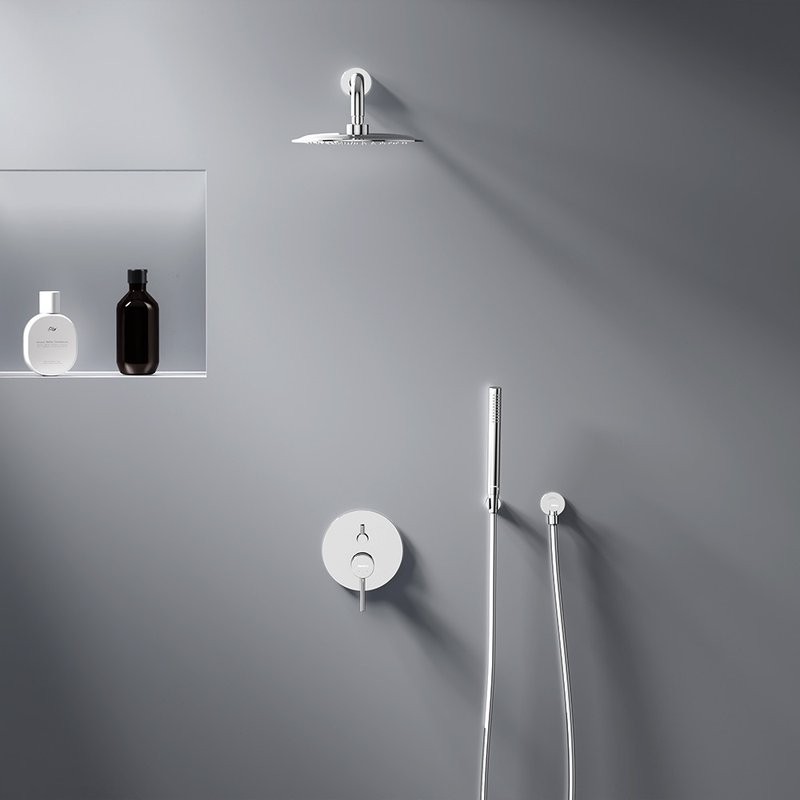 Душевой комплект Damixa Scandinavian Pure 936520000 С ВНУТРЕННЕЙ ЧАСТЬЮ, хром
