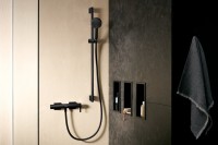 Смеситель для душа Hansgrohe Tecturis E 73620670 черный матовый