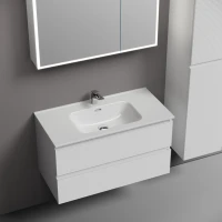 Мебель для ванной комнаты Sancos Folk 90 bianco, раковина CN7002