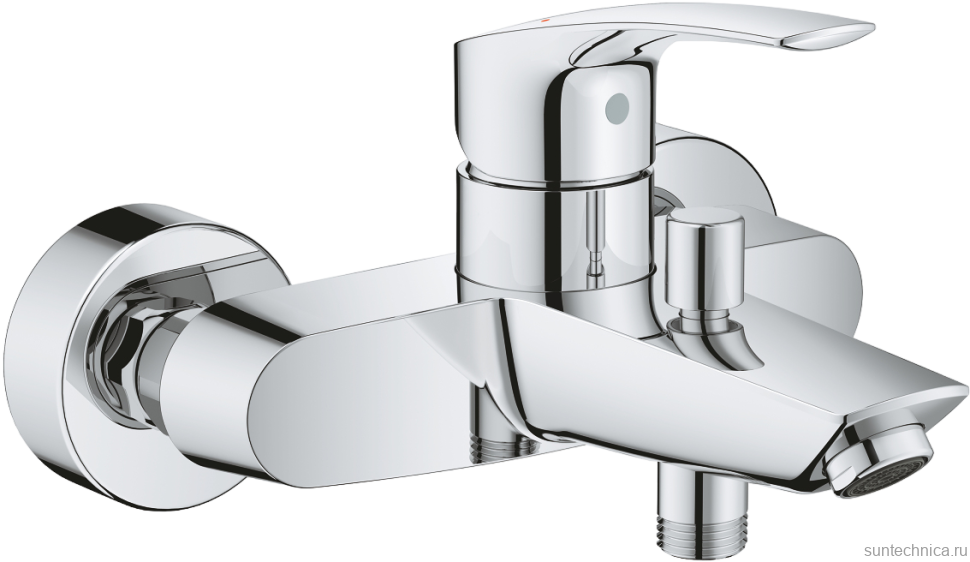 Душевой комплект Смеситель Grohe Eurosmart 33300003 + Стойка Euphoria 27421002