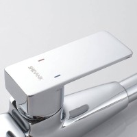 Смеситель для кухни Shevanik S543-9 с гибким изливом, хром, серый