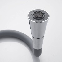 Смеситель для кухни Shevanik S543-9 с гибким изливом, хром, серый
