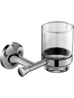 Стакан для ванной AltroBagno Corposo 080204 Cr настенный, хром, стеклянный