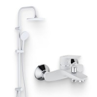 Душевой комплект Смеситель Damixa Origin Bit 771000200 + Стойка DX977700200