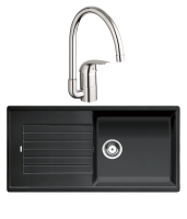 Комплект Мойка Blanco Zia XL 6S 517568 антрацит + Смеситель Grohe Euroeco