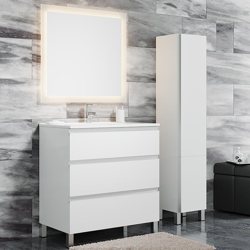 Мебель для ванной комнаты Sanvit Авеню 3 90, белая