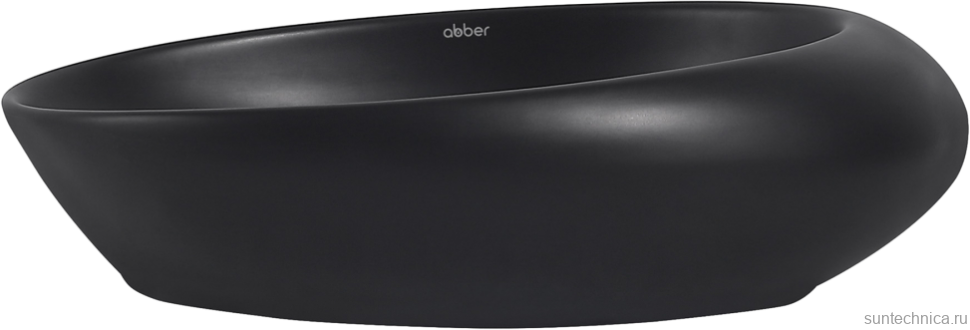 Накладная раковина Abber Bequem AC2107MB матовая черная