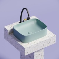 Накладная раковина Ceramicanova Element CN6052MLG зеленая матовая
