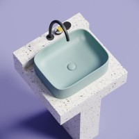Накладная раковина Ceramicanova Element CN6052MLG зеленая матовая