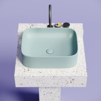 Накладная раковина Ceramicanova Element CN6052MLG зеленая матовая