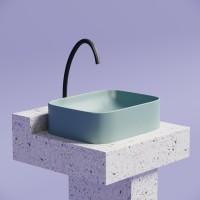 Накладная раковина Ceramicanova Element CN6052MLG зеленая матовая