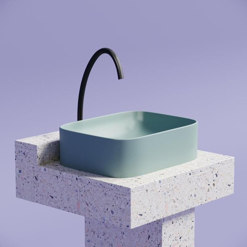 Накладная раковина Ceramicanova Element CN6052MLG зеленая матовая
