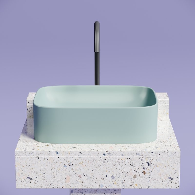 Накладная раковина Ceramicanova Element CN6052MLG зеленая матовая