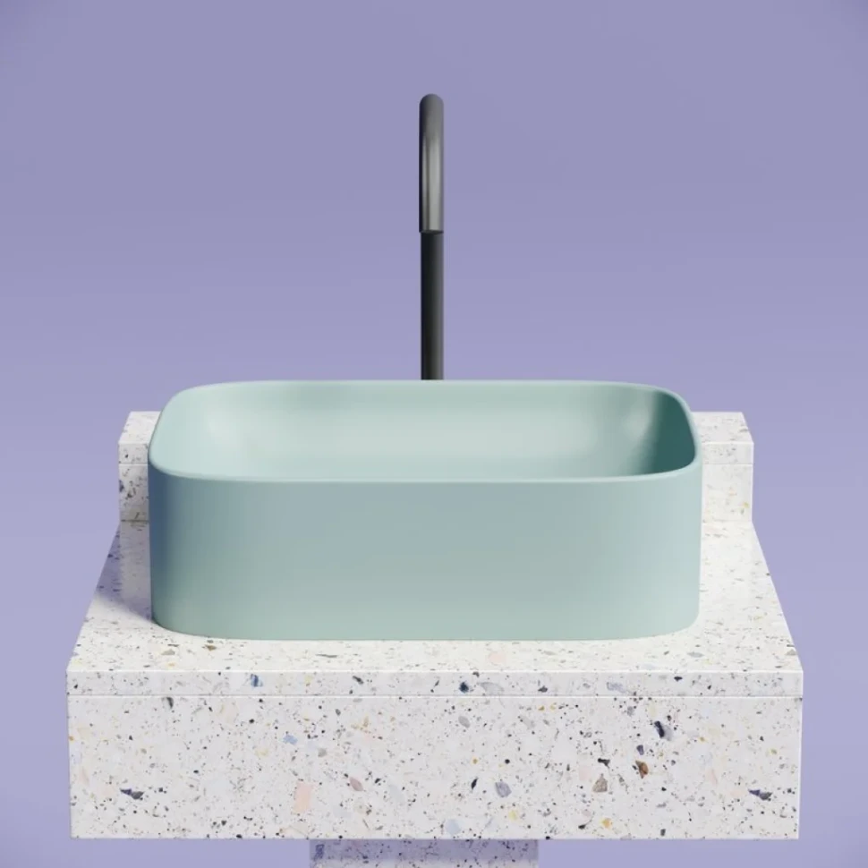 Накладная раковина Ceramicanova Element CN6052MLG зеленая матовая