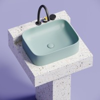 Накладная раковина Ceramicanova Element CN6052MLG зеленая матовая