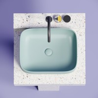 Накладная раковина Ceramicanova Element CN6052MLG зеленая матовая
