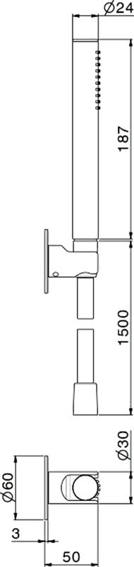 Душевая лейка KERAMA MARAZZI Ole 857KM.M0.071 золотой атласный