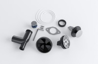 Комплект Мойка Florentina Липси 460 шампань + Измельчитель KUCHENSTERN Muhle