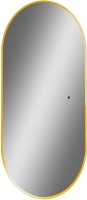 Зеркало Art&Max Torino AM-Tor-550-1050-DS-Gold 55х105, золотое, с LED-подсветкой, 6000k