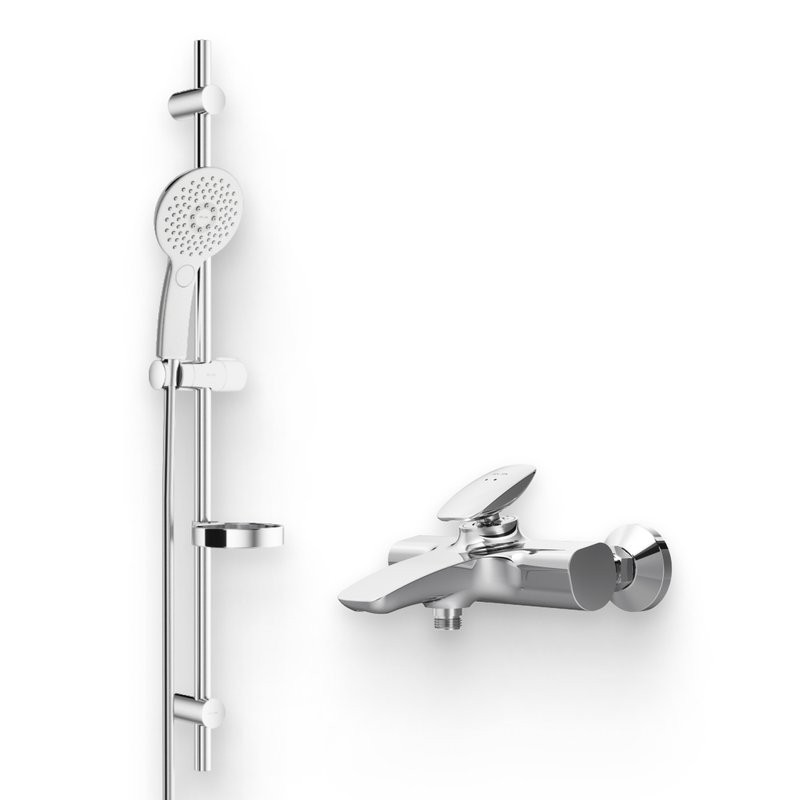 Душевой комплект Смеситель AM.PM Spirit V2.0 F70A10000 + Гарнитур Inspire V2.0 F0150A000