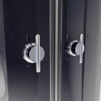 Душевая кабина Niagara Eco E100/40/TN/BK 100х100 см