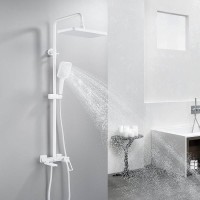 Душевая стойка Shevanik S6826C белая
