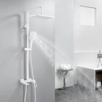 Душевая стойка Shevanik S6826C белая Душевая стойка Shevanik S6826C белая