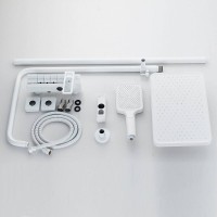 Душевая стойка Shevanik S6826C белая