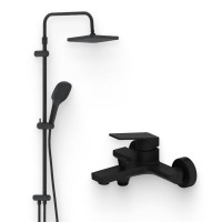 Душевой комплект Смеситель Damixa Merkur 401000300 + Стойка 940000300