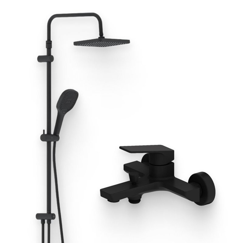 Душевой комплект Смеситель Damixa Merkur 401000300 + Стойка 940000300