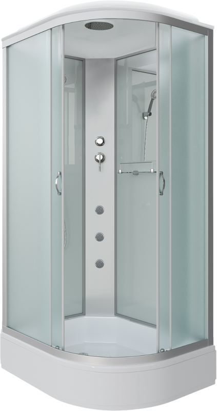 Душевая кабина Niagara Classic NG-33084-14LG 100х80 см, с гидромассажем