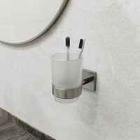 Стакан для зубных щеток Fixsen Lux Satin, FX-16006 сатин