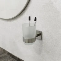 Стакан для зубных щеток Fixsen Lux Satin, FX-16006 сатин