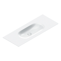 Раковина подвесная Catalano Sfera 0521260001 125х50 глянцевая белая, прямоугольная, со столешницей