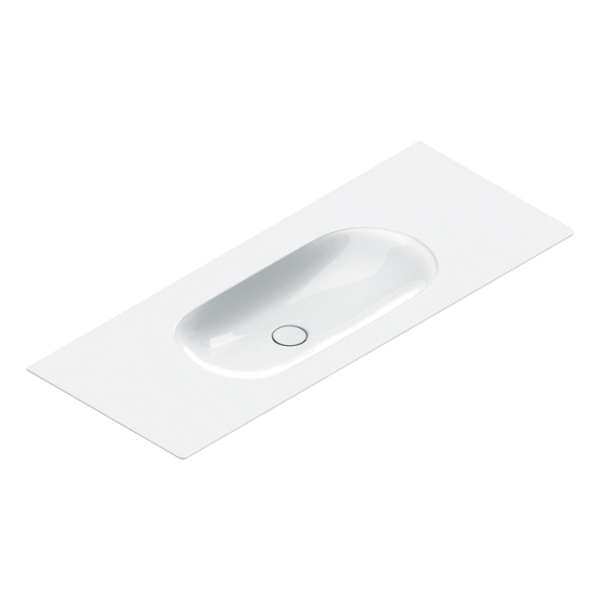 Раковина подвесная Catalano Sfera 0521260001 125х50 глянцевая белая, прямоугольная, со столешницей