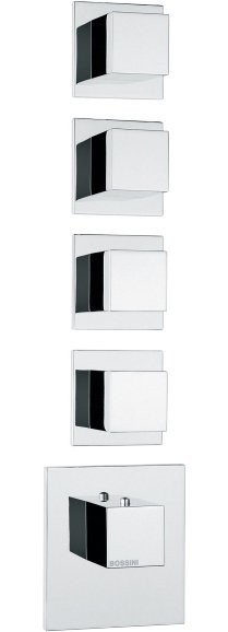 Термостатический смеситель встраиваемый Bossini Outlets Z032208.030 С ВНУТРЕННЕЙ ЧАСТЬЮ, хром