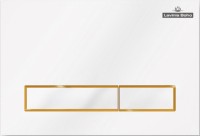 Комплект Lavinia Boho Унитаз подвесной Bell Pro Rimless 3301101R + Крышка-сиденье Bell Pro 33290100 с микролифтом + Инсталляция RelFix 38010010 + Кнопка RelFix 38050802 белая, золотой глянец + Дозатор RelFix 38040010