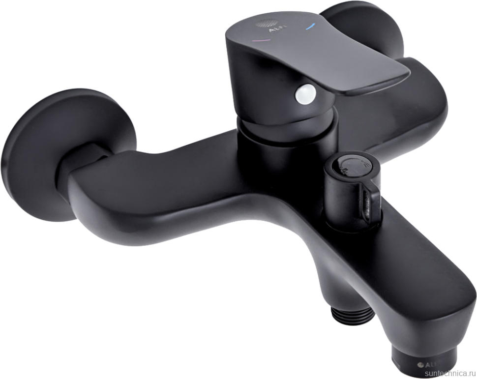 Душевой комплект Смеситель Orange Aristo Aristo M19-100b + Стойка O-Shower OW02b
