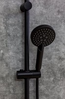 Душевой комплект Смеситель Orange Aristo Aristo M19-100b + Стойка O-Shower OW02b