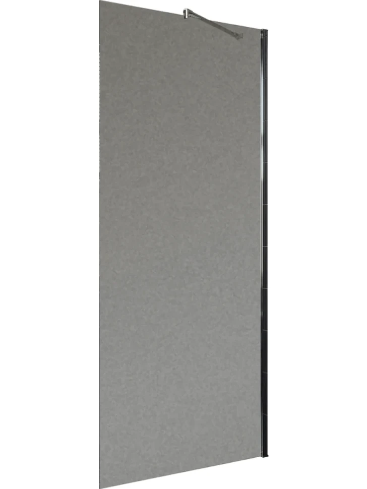 Душевая перегородка Maybahglass MGD-682-5ш 109 см, профиль хром матовый, стекло графит матовое