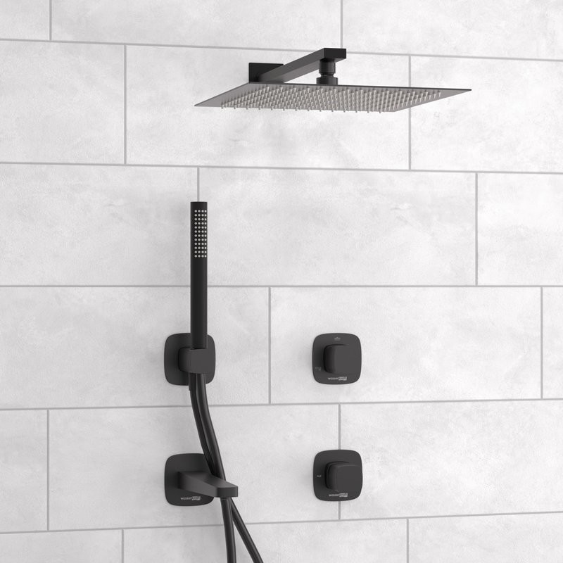 Душевой комплект Wasserkraft Nuthe A9151.265.315.219.162.327.242.217 С ВНУТРЕННЕЙ ЧАСТЬЮ, черный