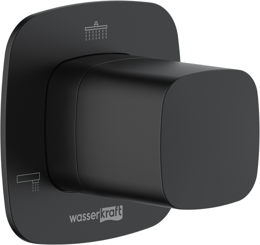 Душевой комплект Wasserkraft Nuthe A9151.265.315.219.162.327.242.217 С ВНУТРЕННЕЙ ЧАСТЬЮ, черный