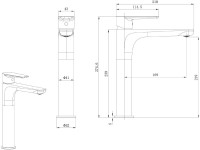 Смеситель для раковины Allen Brau Eclipse 5.E1A02-31 матовый черный