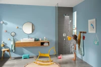 Термостатический смеситель встраиваемый Hansgrohe Ecostat E 15708000 С ВНУТРЕННЕЙ ЧАСТЬЮ, хром